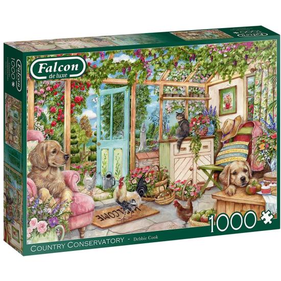 Falcon Country Gewächshaus-Puzzle 1000 Teile Falcon Country Gewächshaus-Puzzle 1000 Teile