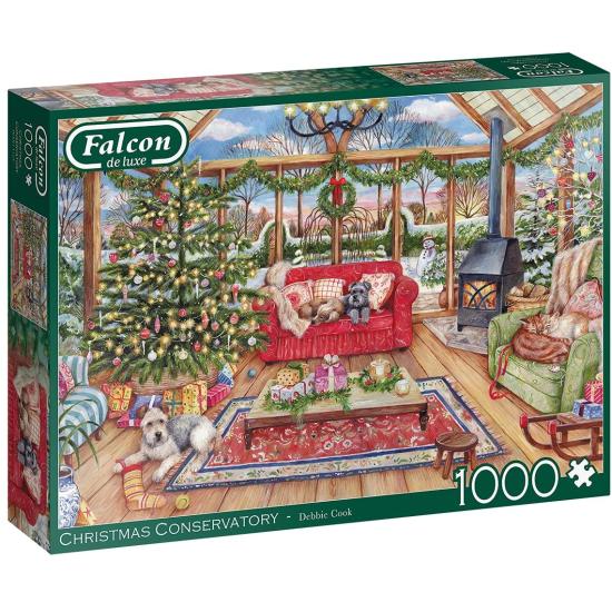 Falcon Gewächshaus zu Weihnachten Puzzle 1000 Teile