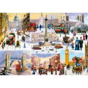 Falcon Winter in London Puzzle 1000 Teile