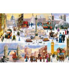 Falcon Winter in London Puzzle 1000 Teile