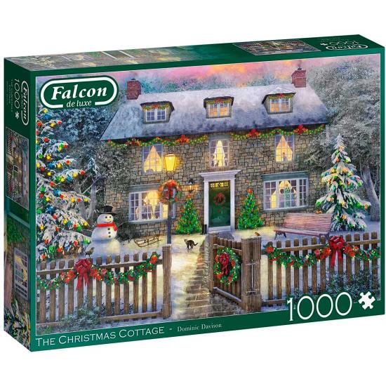 Falcon Puzzle Das Landhaus zu Weihnachten 1000 Teile