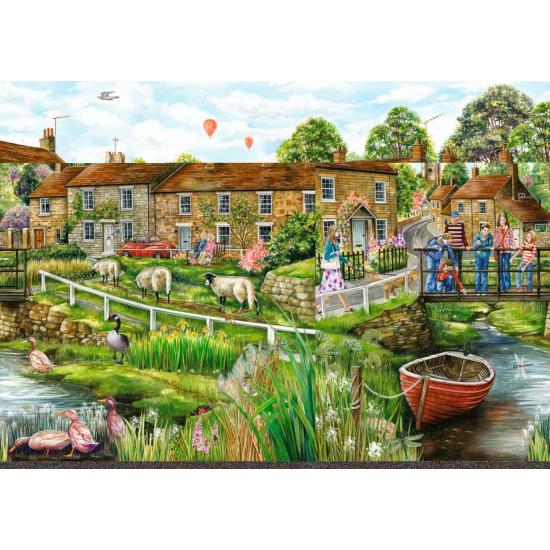 Falcon Puzzle Das Leben des Volkes 2 x 1000 Teile