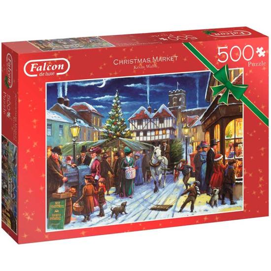 Puzzle Falke Weihnachtsmarkt 500 Teile