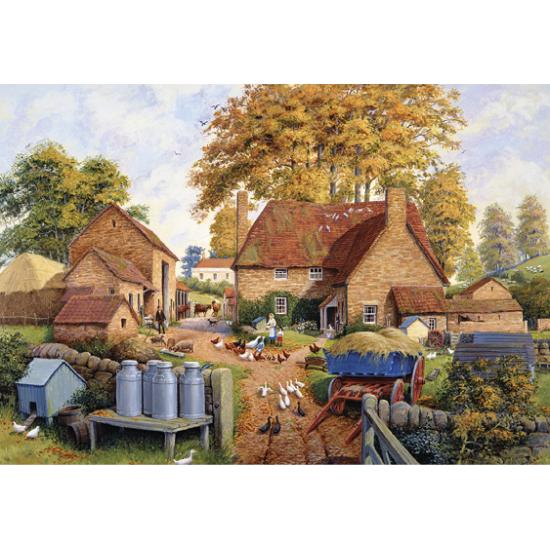 Falke Herbst auf dem Bauernhof Puzzle 1000 Teile Falke Herbst auf dem Bauernhof Puzzle 1000 Teile