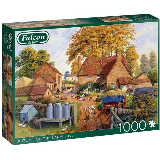 Falke Herbst auf dem Bauernhof Puzzle 1000 Teile Falke Herbst auf dem Bauernhof Puzzle 1000 Teile