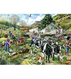 Falcon Puzzle Another Day on the Farm 1000 Teile