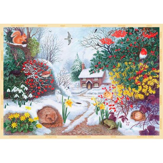 Falke Winterlandschaft Puzzle 500 Teile