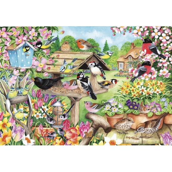 Falcon Spring Garden Birds Puzzle 500 Teile