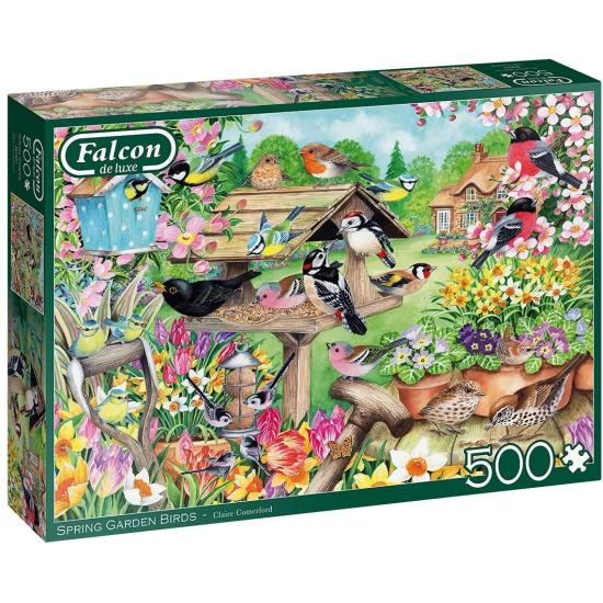 Falcon Spring Garden Birds Puzzle 500 Teile