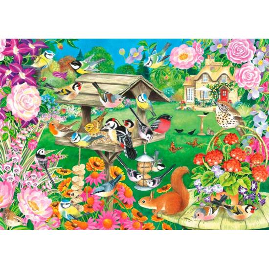 Falcon Summer Garden Birds Puzzle 500 Teile