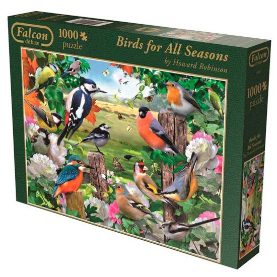 Falkenvögel aller Jahreszeiten Puzzle 1000 Teile