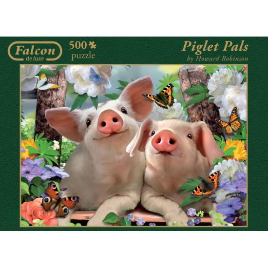Falcon Puzzle Paar kleine Schweinchen 500 Teile