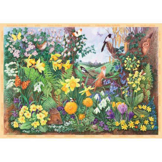 Falcon Frühling und Sommer Puzzle 2 x 500 Teile