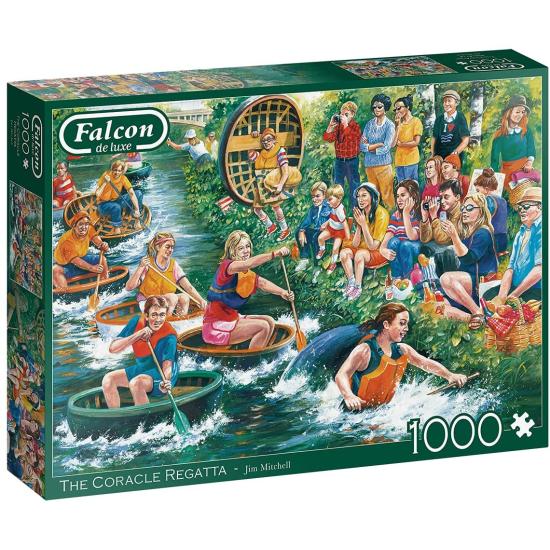 Falcon Coracles Regatta Puzzle 1000 Teile
