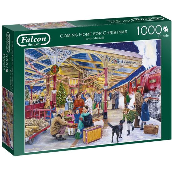 Puzzle „Falke kehrt zu Weihnachten nach Hause“ 1000 Teile