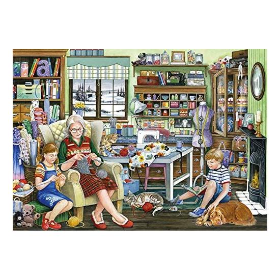 Falcon Puzzle Omas Nähzimmer 1000 Teile