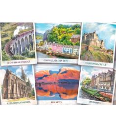 Puzzle Falke Grüße aus Schottland 1000 Teile