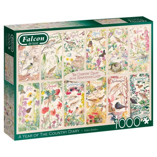 Puzzle Falcon A Year in the Field Diary mit 1000 Teilen