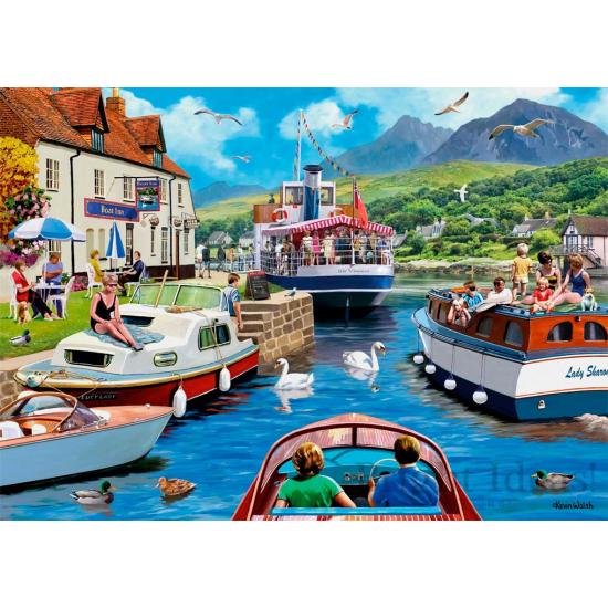 Puzzle Falcon A Day on the River 1000 Teile