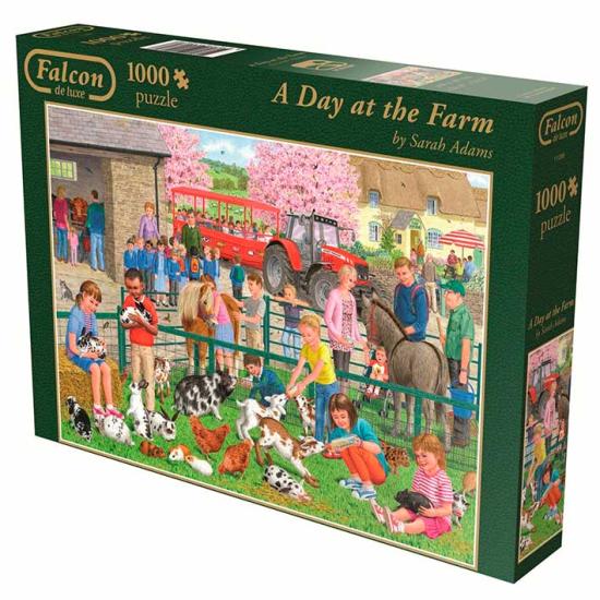 Falcon Puzzle Ein Tag auf dem Bauernhof 1000 Teile