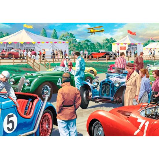 Falcon Puzzle Ein Tag bei den Rennen 1000 Teile