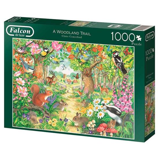 Puzzle Falcon Ein Waldpfad mit 1000 Teilen