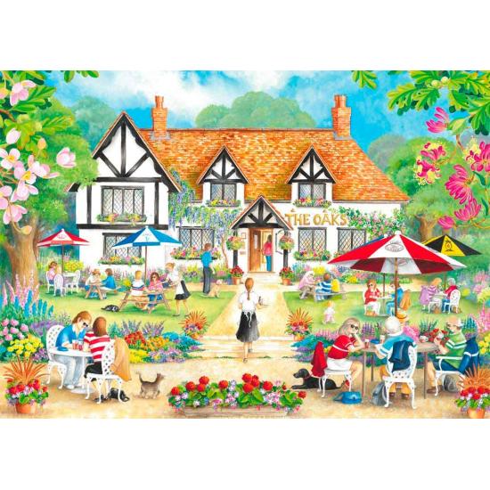 Falcon Puzzle Ein Sommernachmittag im Pub 2 x 500 Teile