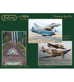 Puzzle Falcon Victory by Air 3 x 500 Teile