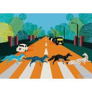Gibsons Abbey Road Foxes 500-teiliges Puzzle
