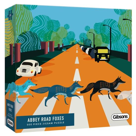 Gibsons Abbey Road Foxes 500-teiliges Puzzle