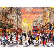 Puzzle Gibsons Weihnachtstrubel 1000 Teile