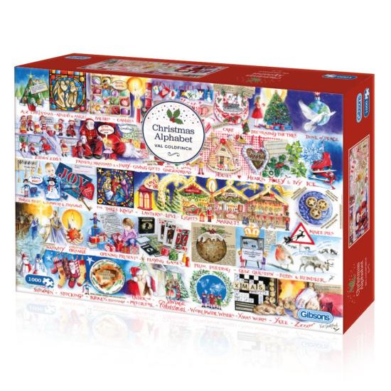 Gibsons Weihnachts-Alphabet-Puzzle 1000 Teile