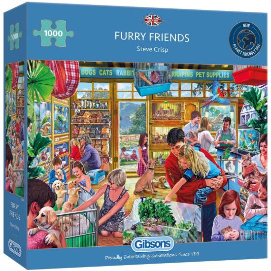 Gibsons Furry Friends 1000-teiliges Puzzle