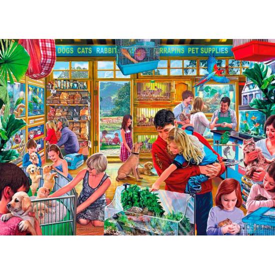 Gibsons XXL Furry Friends Puzzle mit 500 Teilen