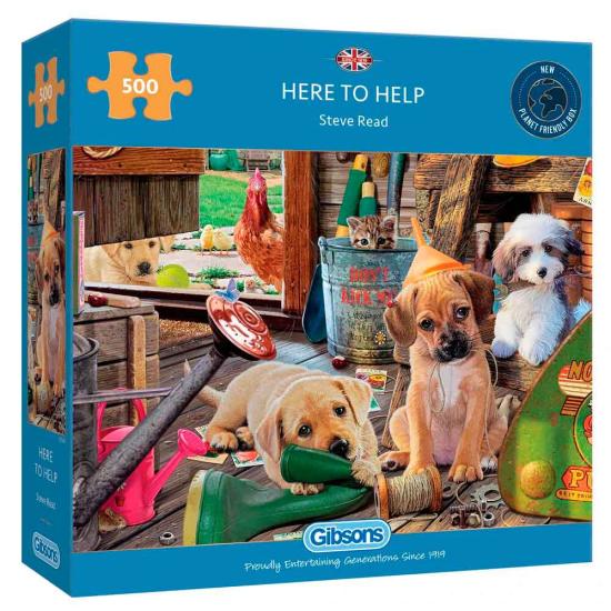 Gibsons Here We Are To Help 500-teiliges Puzzle