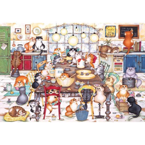 Gibsons Cat Cookie Club Puzzle 500 Teile