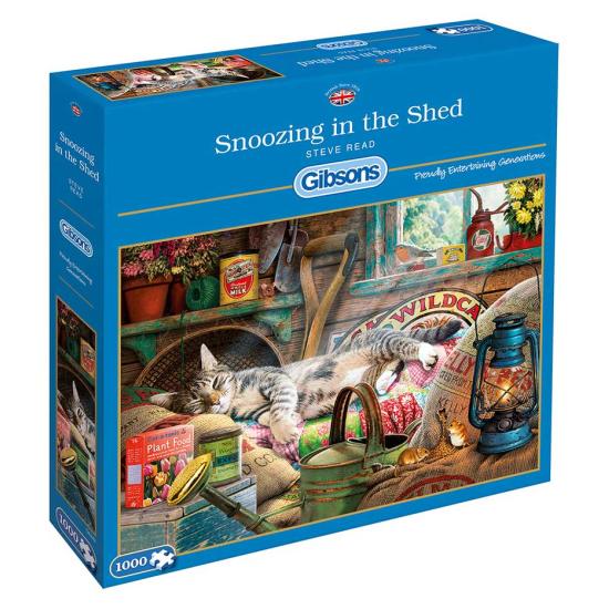 Gibsons Puzzle Sleeping in the Shed 1000 Teile