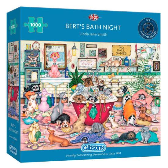 Gibsons Pet Bath Puzzle 1000 Teile