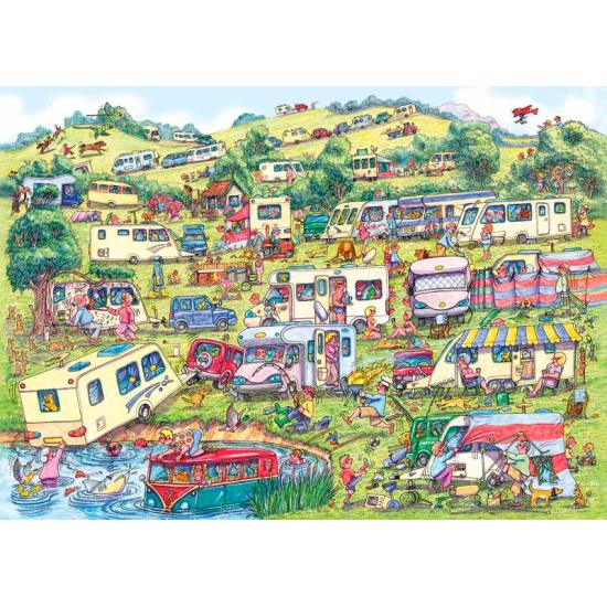 Gibsons Das Camping-Puzzle mit 1000 Teilen