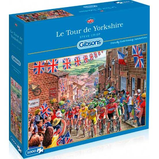 Gibsons Puzzle The Tour de Yorkshire 1000 Teile