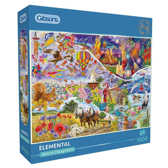 Puzzle Gibsons Elementar 1000 Teile