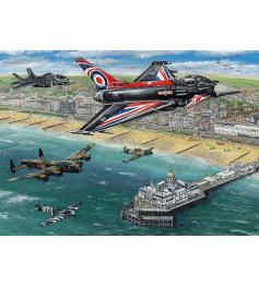 Puzzle Gibsons Flugschau Über Eastbourne 1000 Teile