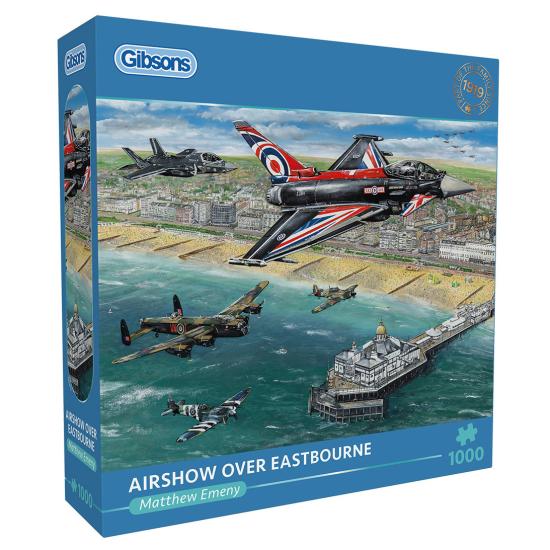 Puzzle Gibsons Flugschau Über Eastbourne 1000 Teile