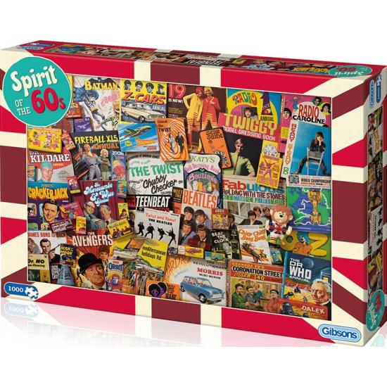 Gibsons Spirit of the 60s Puzzle 1000 Teile