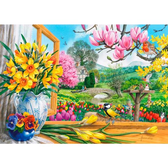 Gibsons Spring Splendor Puzzle 500 Teile