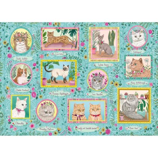 Gibsons Famous Felines Puzzle 1000 Teile