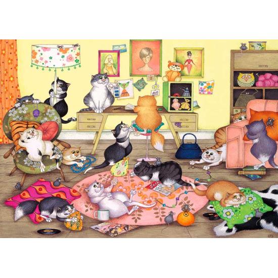 Gibsons Cat Party Puzzle 1000 Teile