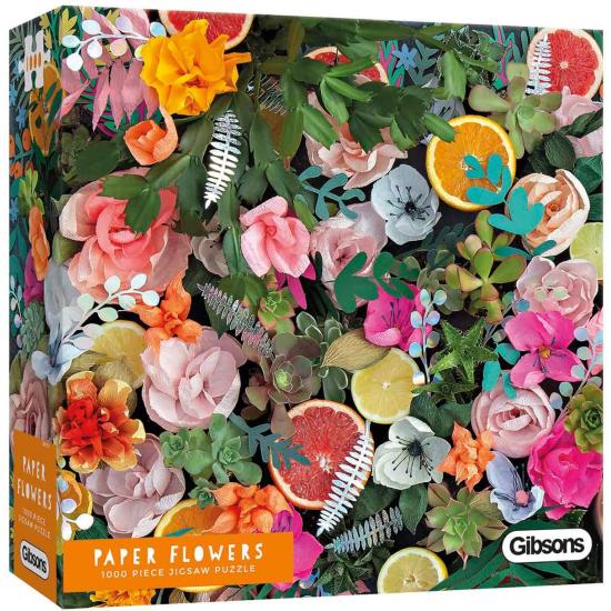 Gibsons Papierblumen-Puzzle 1000 Teile