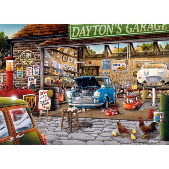 Gibsons Garage Dayton 1000-teiliges Puzzle