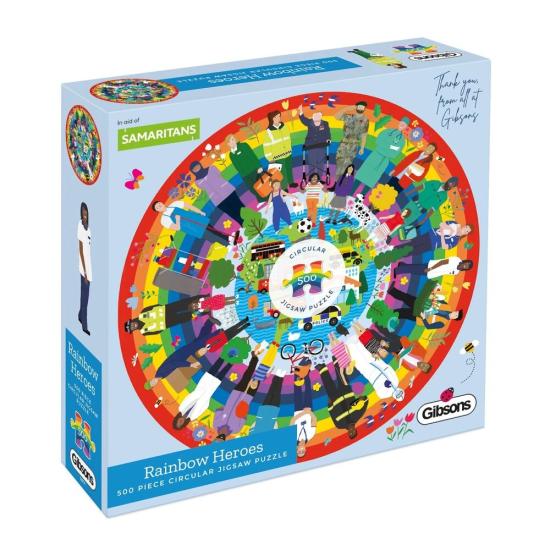 Gibsons Rainbow Heroes Puzzle 500 Teile